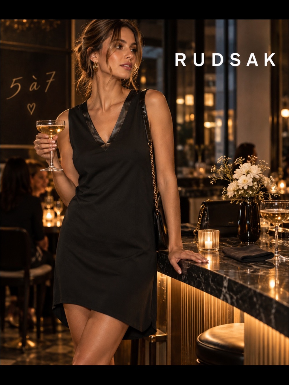 RUDSAK, the high low sheer dress!